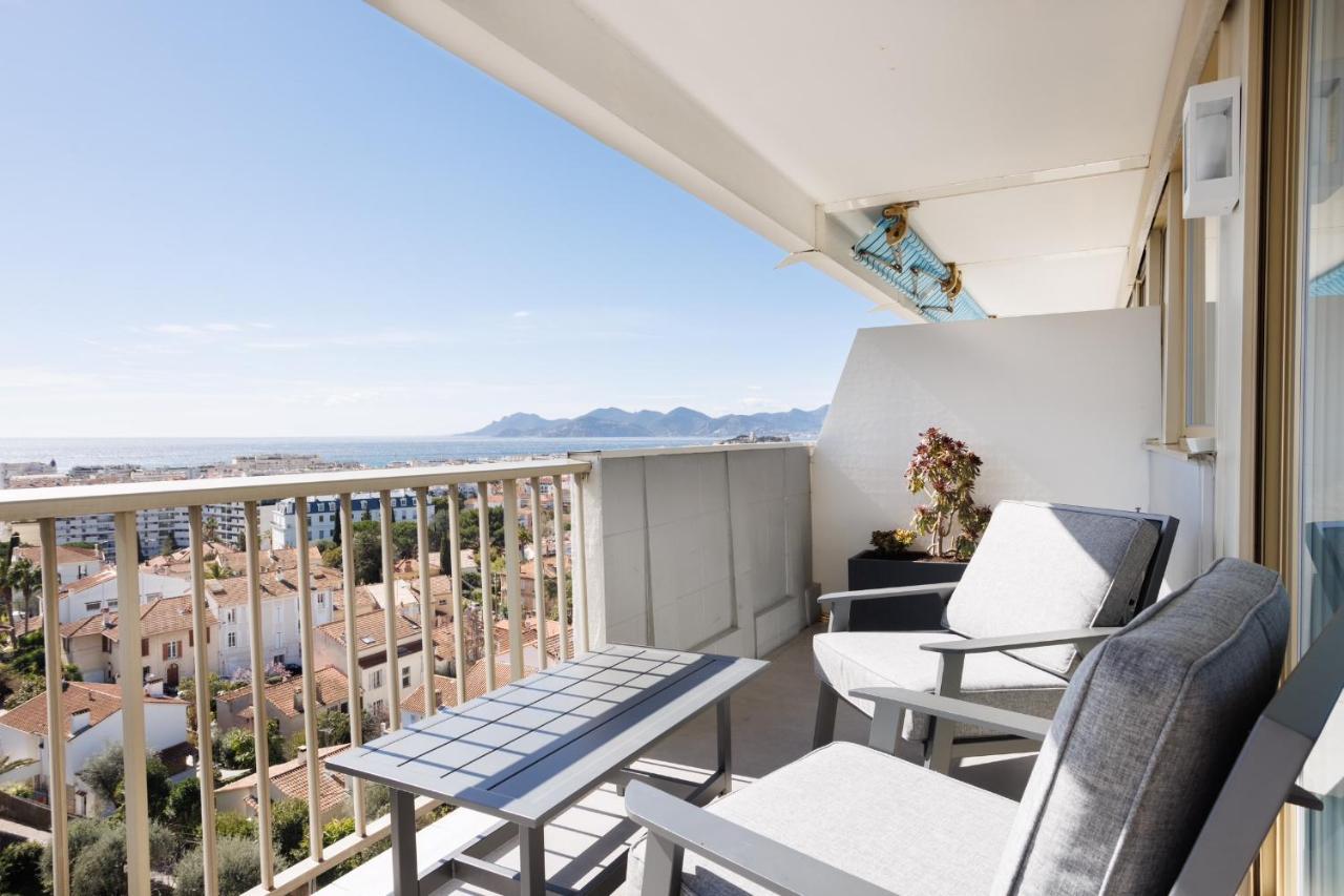 Cannes Panorama - Piscine, Vue Mer, Parking, Clim Eksteriør billede