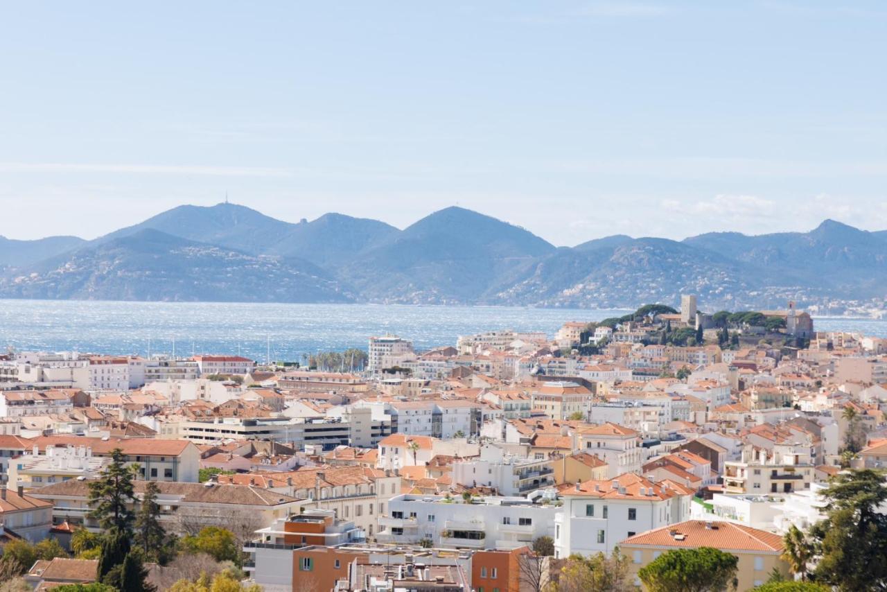Cannes Panorama - Piscine, Vue Mer, Parking, Clim Eksteriør billede